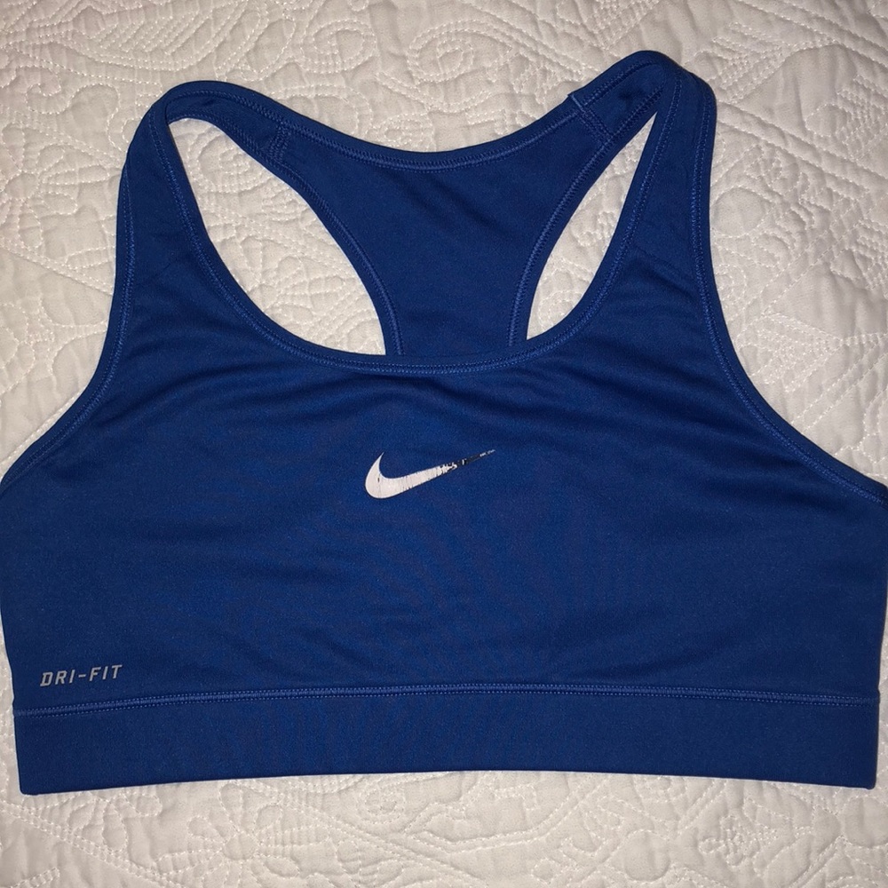 Blue Nike Sports Bra